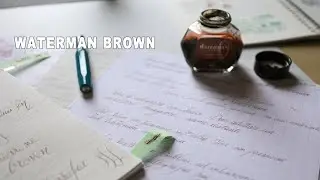Waterman Absolute Brown ink - Full test & review