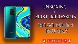 Redmi Note 9 Pro Max || Unboxing