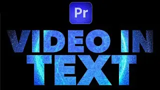 How to Add Video inside TEXT in Adobe Premiere Pro 2024