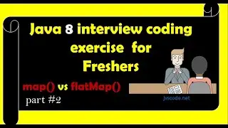 map() vs flatMap in Java 8 Stream API