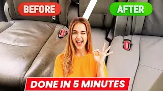 How To Clean Leather Car Seats The Right Way (Super Easy Steps)