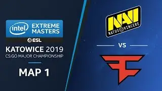 CS:GO - NaVi vs. FaZe [Inferno] Map 1 - Quarterfinals - IEM Katowice 2019