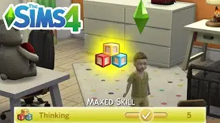 How To Max Toddler Thinking Skill (Cheat) - The Sims 4