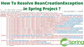 #Beancreationexception