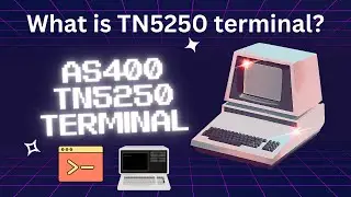 AS400 (IBM i) terminal, what is TN5250? | AS400 Tutorial for beginners - Part 5