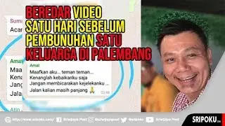 Pembunuhan Satu Keluarga di Palembang, Beredar Video Makan Bersama Terakhir Frans