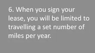 15 DISADVANTAGES OF LEASING A VEHICLE