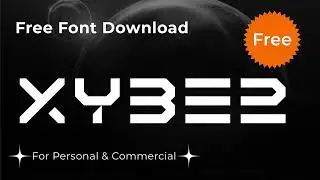 Free For Commercial Use !【Free Font】xyber  || Free Design Resources  For You Everyday