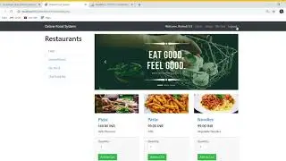 Online Food System in PHP Mini Project | Projecto.in