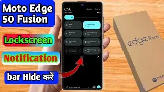 Motorola edge 50 fusion lock screen notification setting, Moto edge 50 fusion notification bar off