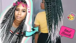 COMO EU FAÇO MINHAS TWIST BRAIDS DE PONTAS FINAS SOZINHA