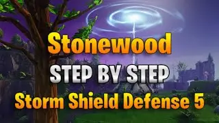 How To Build Stonewood Storm Shield Defense 5!!! - Step By Step