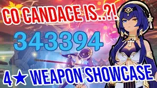 C0 Candace is SURPRISINGLY...?! 4★ Weapon Showcase! Genshin Impact 3.1