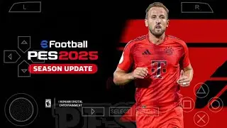 eFootball PES 2025 PPSSPP New Update Face & Teams Full Transfers 2024/25 HD Graphics
