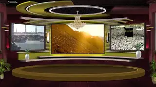 HD Islamic Virtual Studio For Kinemaster, Adobe Premiere Pro, After Effects and Edius