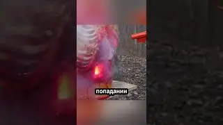 Что делает сигнальная ракета с человеком? 😳⁉️