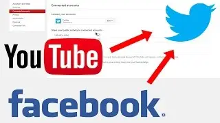 How to Link/Connect Youtube to Facebook and Twitter Accounts