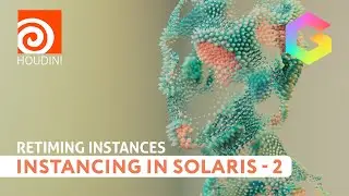 Houdini Tutorial - Retiming Animated Instances in Solaris