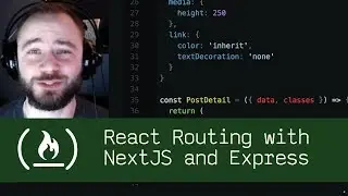 React Routing with NextJS and Express (P5D29) - Live Coding with Jesse