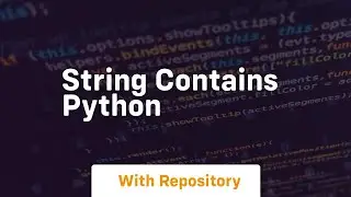 string contains python