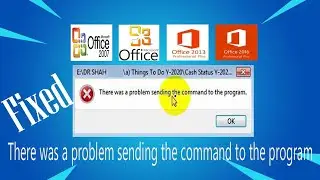 There was a problem sending  the command to the program | 100% Fixed