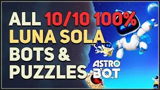 Luna Sola All Bots and Puzzle Pieces Collectibles 100% Walkthrough Astro Bot