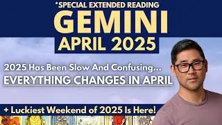 Gemini APRIL 2025 - FINALLY! YOUR *LUCKIEST* MONTH IN *12 YEARS* HAS ARRIVED! 🎉🌠 Tarot Horoscope