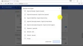 How to change the language on Google Chrome from German to English