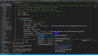 Measure the execution time of any function in Python