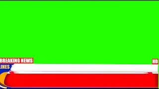 Breaking News Green Screen Lower Third || News Template || No Copyright || 4K