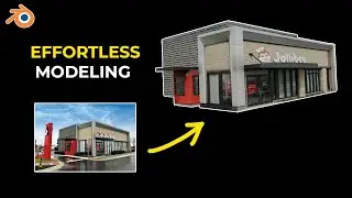 The lazy way to build buildings in blender