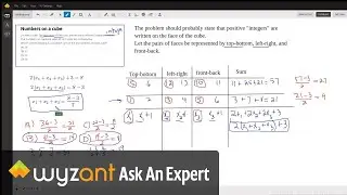 Faces of a cube contain positive integers on 3 faces and consecutive on opp sides. What can be sum?