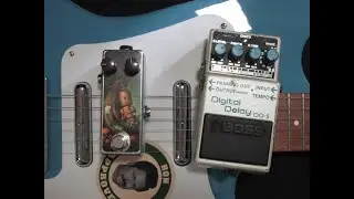 BOSS DD5 into MAS Tiny Fuzz