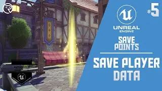 Unreal Engine 4 Tutorial - Save Points Part 5: Save Player Data