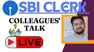 SBI COLLEAGUES' TALK || LIVE Conversation with Selected SBI JAs/CLERKs