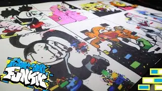 DIBUJANDO PIBBY ALL MODS (Jake, Mickey, Darwin, Oswald, Mordecai) FNF x Come and Learning with Pibby