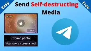 Disappearing Act: How to Send Self-Destructing Photos on Telegram