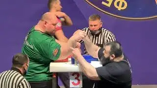 Роман ШОРИН 200кг vs Заур ПАЙЗУЛАЕВ 160кг. Чемпионат России 2021 (110+). Preliminary. GIANTS