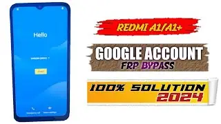 Redmi A1/ A1+ frp bypass/ android 12/13 Go edition