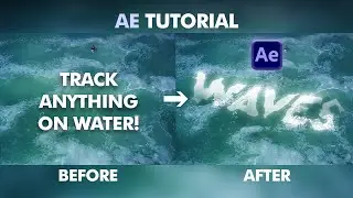 Track Textures on Water Surfaces | After Effects Tutorial | No Plugins