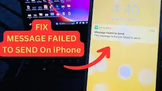 Fix Message Failed To Send On iPhone !! How To Fix Message Not Delivered On iPhone iOS 17