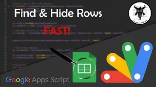 Find and hide Rows by Grouping Ranges in Google Sheets with Apps Script