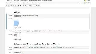 Data Science Tutorials- Module 3- Part 1 - Python Pandas Essentials for Data Science - 1