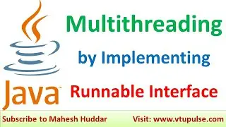 How to create Multiple Threads by implementing Runnable interface in Java Multithreading in Java