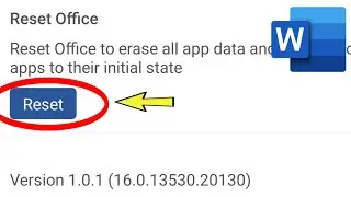 How to Reset Microsoft Word in Android or iOs