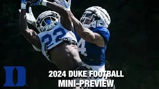 2024 Duke Football Mini-Preview | 2024 ACC Football