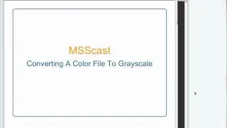 Converting a color PDF to grayscale using Acrobat 9 Pro.