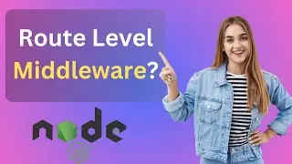 Route level middleware In Node JS