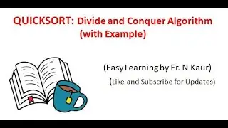 Quick Sort Algorithm:Explanation with Example
