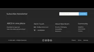 How to Design Responsive Footer with  Bootstrap and html css | Footer html tutorial by techno sunita